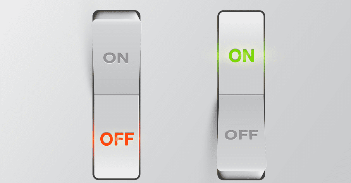 On and Off Light Switches